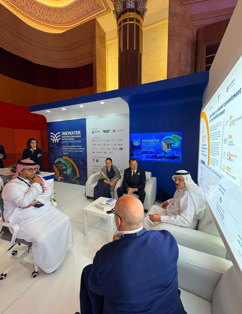 Towards Rome: EuroMediterranean Water Forum Strengthens Arab and Gulf Partnerships at the Saudi Water Week